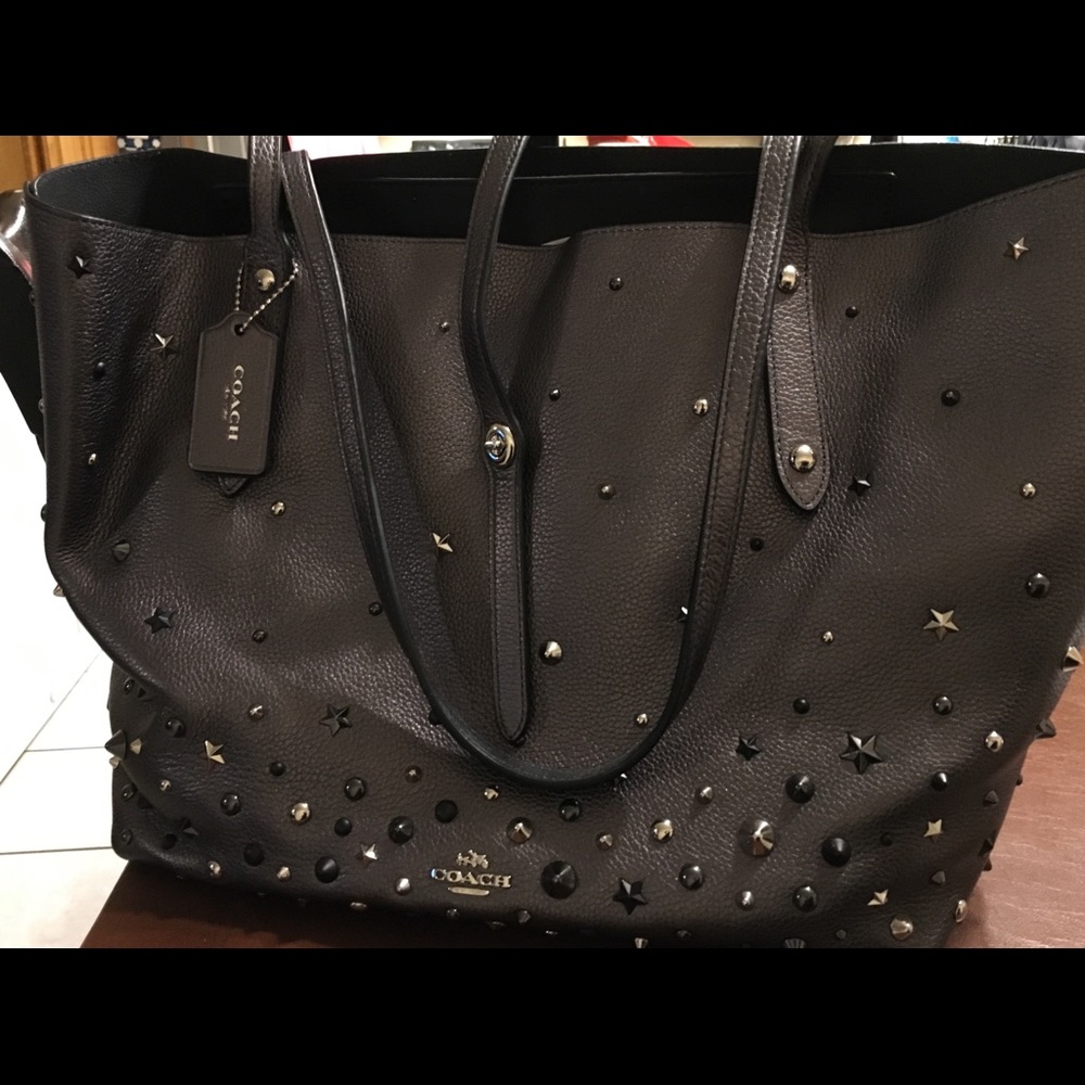 Coach grey Tote Handbag